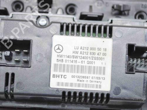 Climate control MERCEDES-BENZ E-CLASS (W212) E 220 CDI | BP10368258I5 