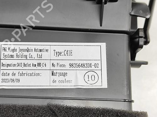 Luftventil CITROËN C4 X (BD_, BE_, BF_) ë-C4 X (BFZKXC) | BP28590006I21  - Image 8