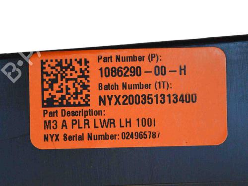 Trinbræt TESLA MODEL 3 (5YJ3) EV Performance AWD | BP30253224C149