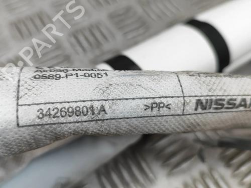 Right curtain airbag NISSAN LEAF (ZE1) Electric | BP27792186C12