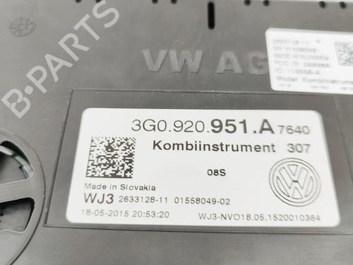 Kombinert Instrument VW PASSAT B8 Variant (3G5, CB5) 2.0 TDI | BP29830279C47