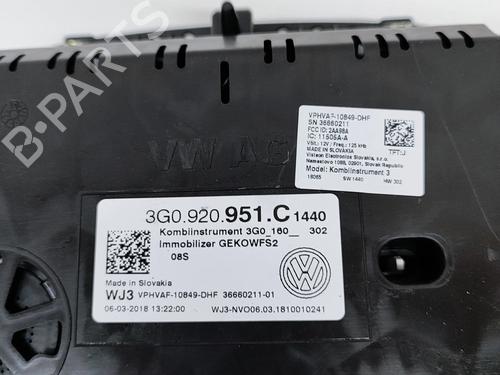 Instrument cluster VW PASSAT B8 (3G2, CB2) 1.6 TDI | BP16257593C47 