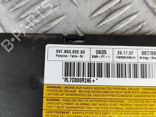 Right door airbag PORSCHE BOXSTER (987) S 3.4 | BP29392220C51 