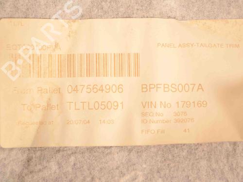 Rivestimento bagagliaio LAND ROVER RANGE ROVER III (L322) 3.0 D 4x4 | BP30231137I3