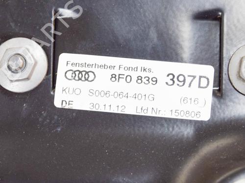 Rear left window mechanism AUDI A5 Convertible (8F7) 2.0 TDI | BP13929293C24 
