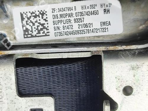 Front right seatbelt FIAT 500e (332_) Elektro (FA1) | BP36470860I25 - Image 6