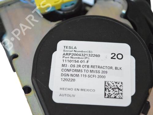 Rear left seatbelt TESLA MODEL 3 (5YJ3) EV Performance AWD | BP33366481I29 - Image 5