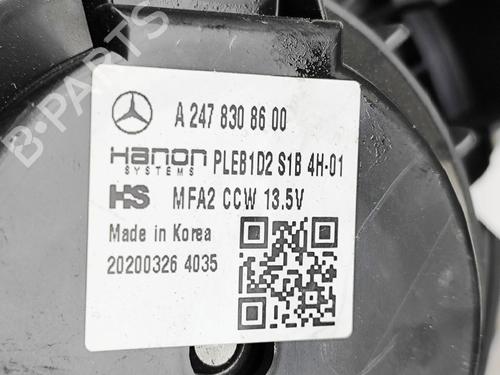 Heater blower motor MERCEDES-BENZ GLA (H247) GLA 200 (247.787) | BP30885455M62