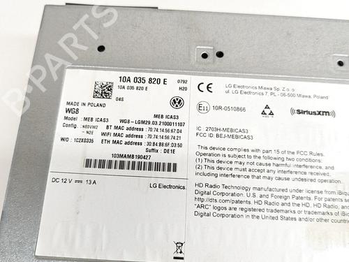 Electronic module VW ID.3 (E11, E12) 1st | BP27775065M83  - Image 6