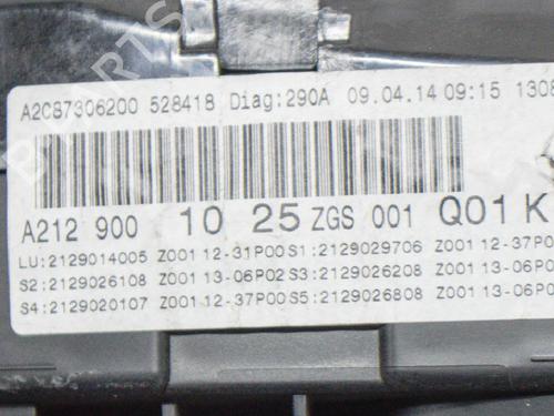 Instrument cluster MERCEDES-BENZ E-CLASS (W212) E 220 CDI | BP6765508C47 