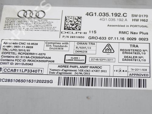 Electronic module AUDI A7 Sportback (4GA, 4GF) 3.0 TDI quattro | BP7739611M83 