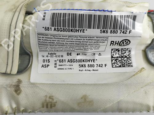 Right curtain airbag VW GOLF VI (5K1) 2.0 TDI | BP22999099C12 