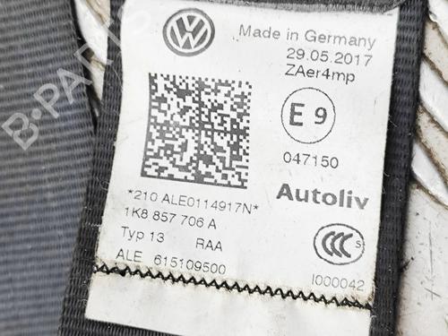 Front right seatbelt VW SCIROCCO III (137, 138) 2.0 TSI | BP33393742I25 - Image 8