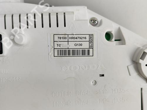 Instrument cluster HONDA CIVIC X Hatchback (FC_, FK_) 2.0 Type-R (FK8) | BP20981703C47 