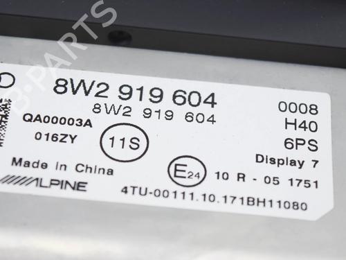 Display monitor AUDI A4 B9 (8W2, 8WC) 1.4 TFSI | BP28430158C48