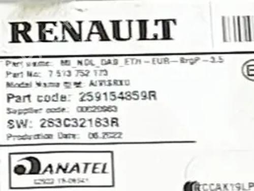 Electronic module RENAULT ZOE (BFM_) ZOE (BFMC, BFMD) | BP38500296M83 - Image 9