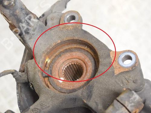 Left front steering knuckle FIAT BRAVO II (198_) 1.9 D Multijet (198AXC1B) | BP14632368M25 