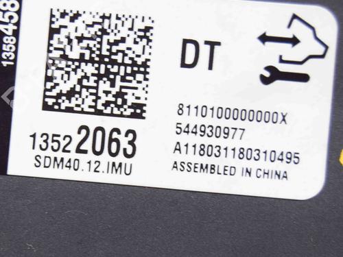 ECU airbags OPEL MOKKA / MOKKA X (J13) 1.4 (_76) | BP6925282M53