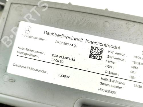 Interior roof light MERCEDES-BENZ SPRINTER 3-t Van (B910) 214 CDI (910.621, 910.623) | BP34630432I8  - Image 7