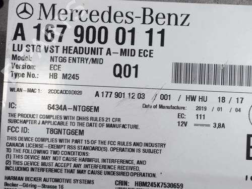 Electronic module MERCEDES-BENZ A-CLASS (W177) A 200 (177.087) | BP27757407M83 - Image 6