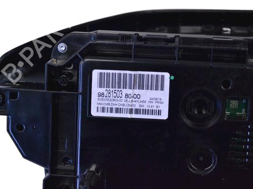 Instrument cluster PEUGEOT 3008 II SUV (MC_, MR_, MJ_, M4_) 1.6 THP 165 (M45GYW, M45GZW, M45GYV) | BP30232033C47 