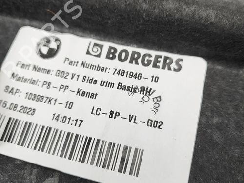 Boot lining BMW X4 (G02, F98) xDrive 20 i | BP38443052I3 - Image 6