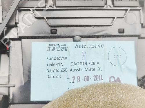 Air vent VW CC B7 (358) 2.0 TDI | BP37522579I21 - Image 6