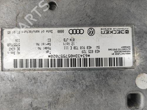 Elektronisk modul AUDI A8 D3 (4E2, 4E8) 3.7 quattro | BP24581087M83 