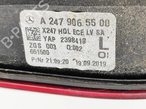 Left tailgate light MERCEDES-BENZ GLB (X247) GLB 220 d 4-matic (247.615) | BP32191684C79 