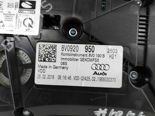 Instrument cluster AUDI A3 Sportback (8VA, 8VF) 1.5 TFSI | BP18165238C47