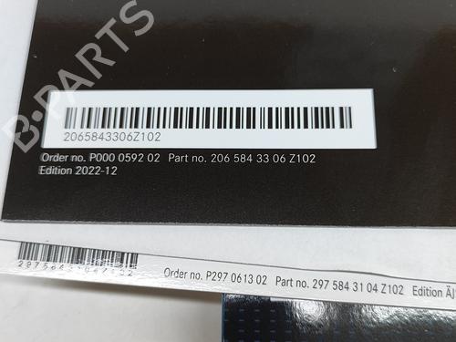 Other MERCEDES-BENZ EQS (V297) EQS 450+ (297.123) | BP28551062O1