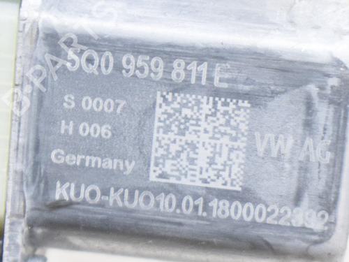 Left rear window motor SKODA KODIAQ I (NS6, NS7, NV7) 1.4 TSI | BP7799643E23 