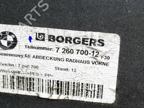 Wheel arch BMW 3 (F30, F80) 335 d xDrive | BP14647758C56 