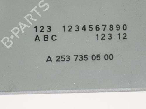 Rear left door window MERCEDES-BENZ GLC (X253) 300 (253.948) | BP27747559C20 