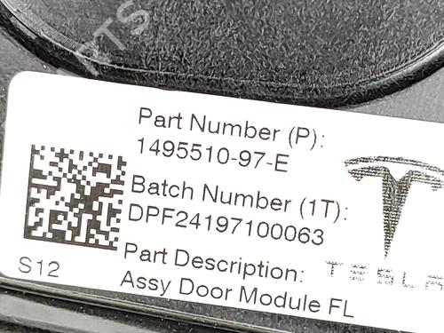 Front left window mechanism TESLA MODEL Y (5YJY) Long Range All-wheel Drive | BP38565377C22 - Image 5