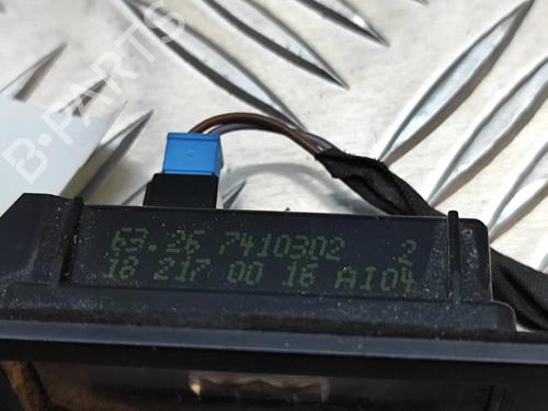 Licence plate light BMW 7 (F01, F02, F03, F04) 730 d | BP17016824I40 