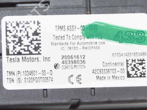 Elektronisk modul TESLA MODEL X (5YJX) P100D AWD | BP15375778M83 