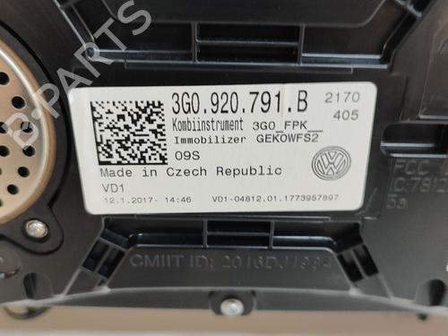 Instrument cluster VW PASSAT B8 Variant (3G5, CB5) 2.0 TDI | BP27092184C47 