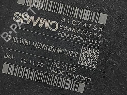 Left front window motor VOLVO V90 II Estate (235) B6 Mild-Hybrid AWD | BP33382186E21  - Image 6