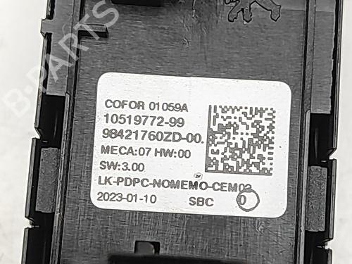 Right front window switch PEUGEOT 2008 II (UD_, US_, UY_, UJ_, UR_, UC_) e-2008 (UKZKXZ) | BP30131338I26