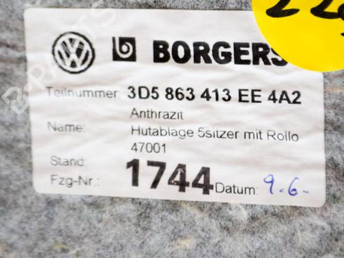 Rear parcel shelf VW PHAETON (3D1, 3D2, 3D3, 3D4, 3D6, 3D7, 3D8, 3D9) 5.0 V10 TDI 4motion | BP8352398C85 