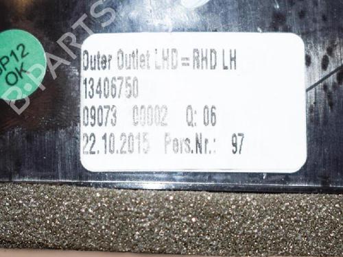 Air vent OPEL ASTRA K (B16) 1.4 Turbo (68) | BP14663170I21 