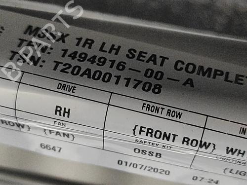 Left front seat TESLA MODEL X (5YJX) P100D AWD | BP33661393C15  - Image 7