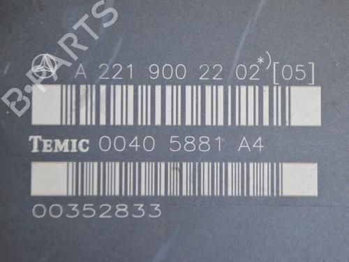 Electronic module MERCEDES-BENZ S-CLASS (W221, V221) S 350 BlueTec (221.026, 221.126) | BP33345260M83 - Image 5