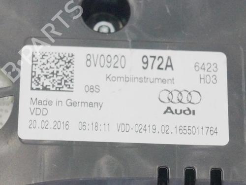 instrument-cluster-audi-a3-8v1-8vk-s3-quattro-8v0920972a-2012-2013-2014-2015-2016-2017-2018-2019-2020-6732153 main image
