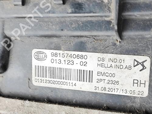 Right daytime light DS DS 7 Crossback (J4_, JR_, JC_) 2.0 BlueHDi 180 (JJEHZR) | BP31926466C103 