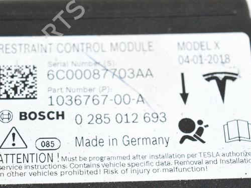 Kollisjonspute styreenhet TESLA MODEL X (5YJX) P100D AWD | BP7800143M53 