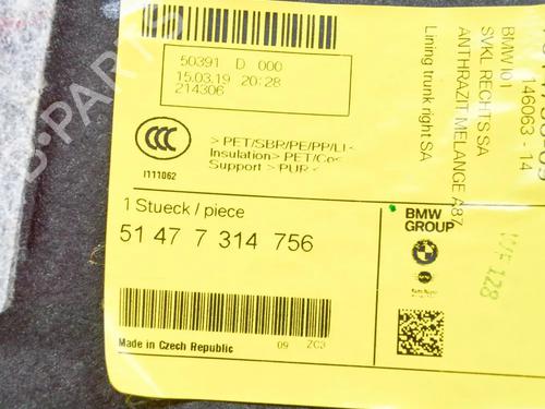 Bagasjeromsbekledning BMW i3 (I01) s Electric | BP27753675I3 