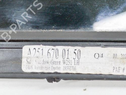 Rear left quarter glass MERCEDES-BENZ R-CLASS (W251, V251) R 320 CDI 4-matic (251.022, 251.122) | BP8835861C93 