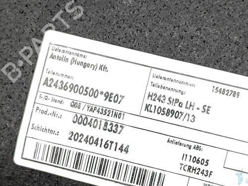 Boot lining MERCEDES-BENZ EQA (H243) EQA 250+ (243.702) | BP36533766I3 - Image 6